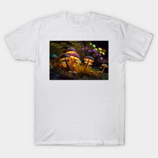 Glowing mushrooms 3 T-Shirt